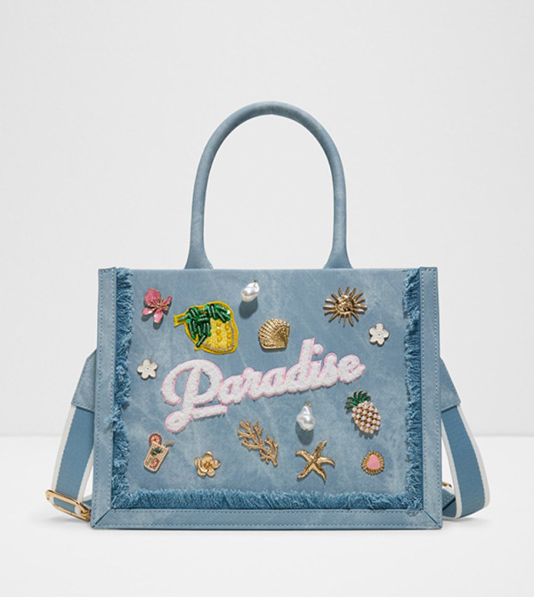 Aldo  Tote Bags - Blue Tote Bags
