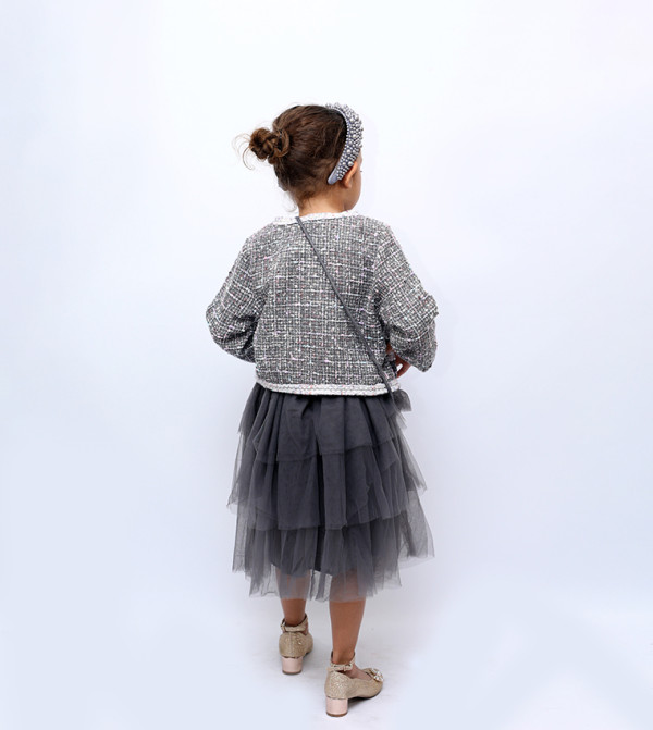 Ddaniela Dresses - Grey Party Dress