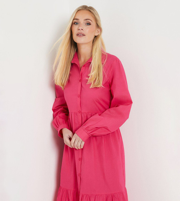 Debenhams - Outlet Debenhams - Outlet - Pink Shirt & T-Shirt Dresses