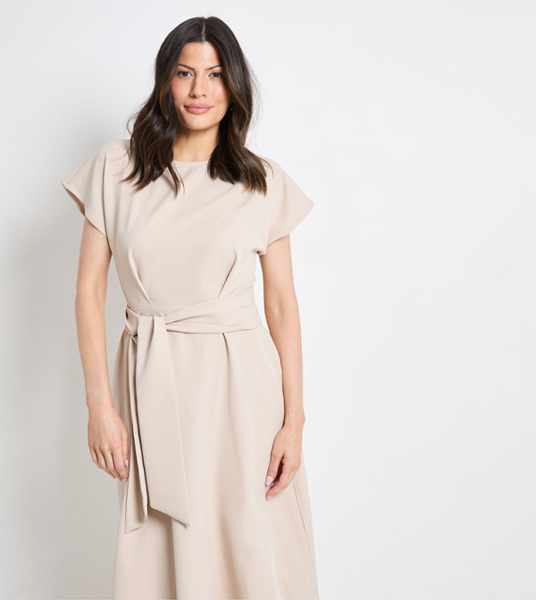 برينسيبالز  برينسيبالز - بيج Midi Dresses