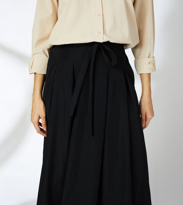 Principles Principles - Black Midi Skirts