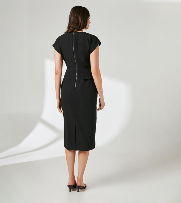 Principles  peplum-play - Black Midi Dresses