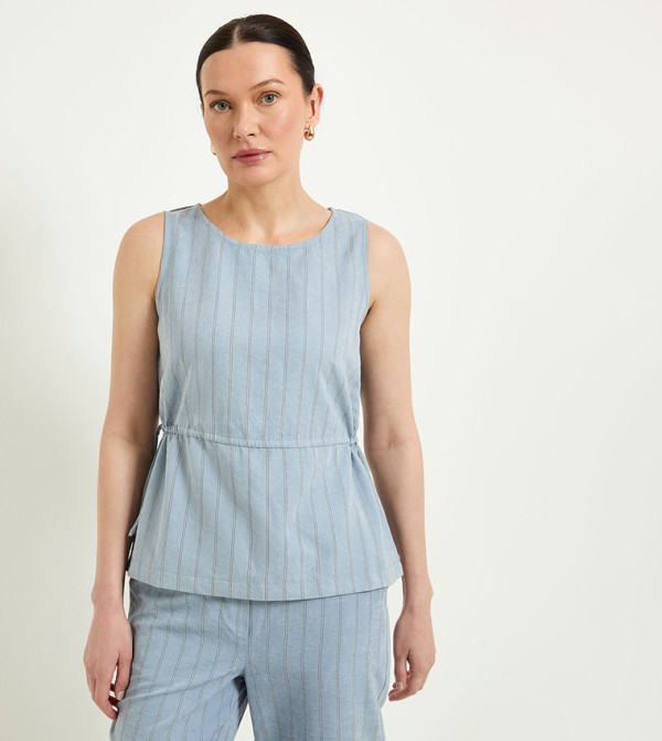 برينسيبالز  برينسيبالز - أزرق Sleeveless Tops