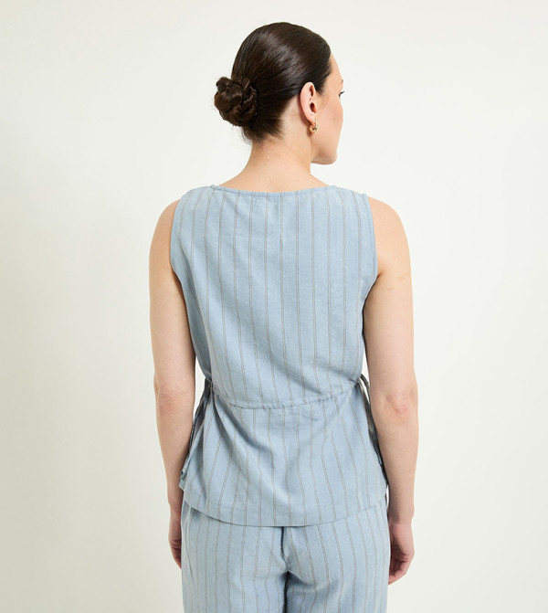 برينسيبالز  برينسيبالز - أزرق Sleeveless Tops