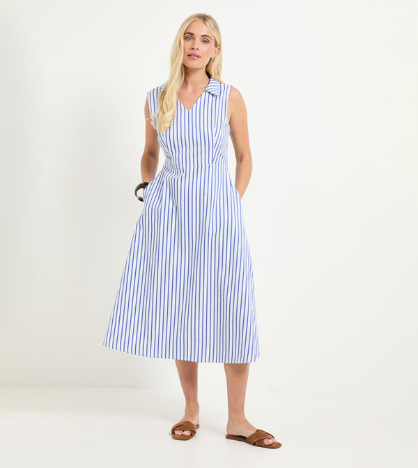 Principles Principles - Blue Midi Dresses