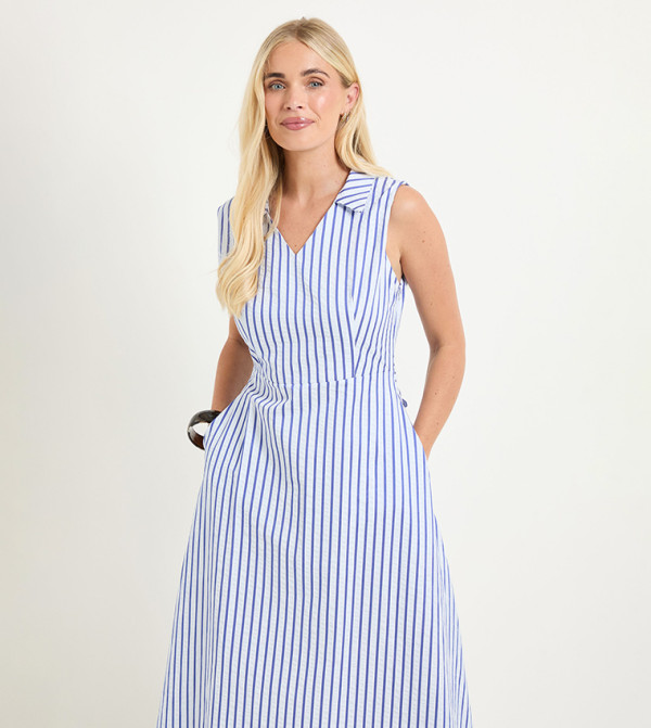 Principles Principles - Blue Midi Dresses