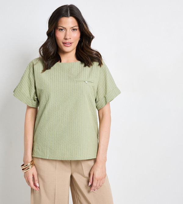 برينسيبالز  برينسيبالز - كاكي Casual Tops