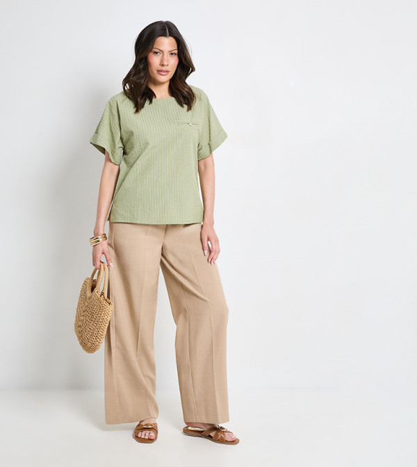 برينسيبالز  برينسيبالز - كاكي Casual Tops