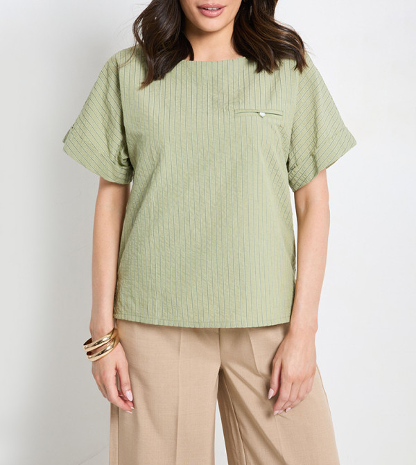 برينسيبالز  برينسيبالز - كاكي Casual Tops