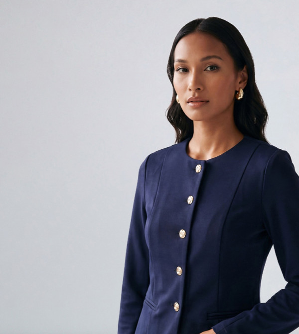 Principles Principles - Navy Casual Jackets