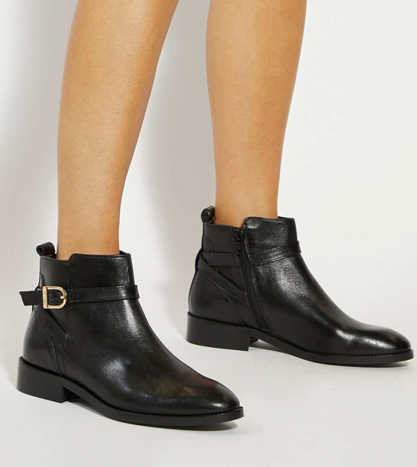 ديون لندن  أبوات - أسود Ankle length Boots