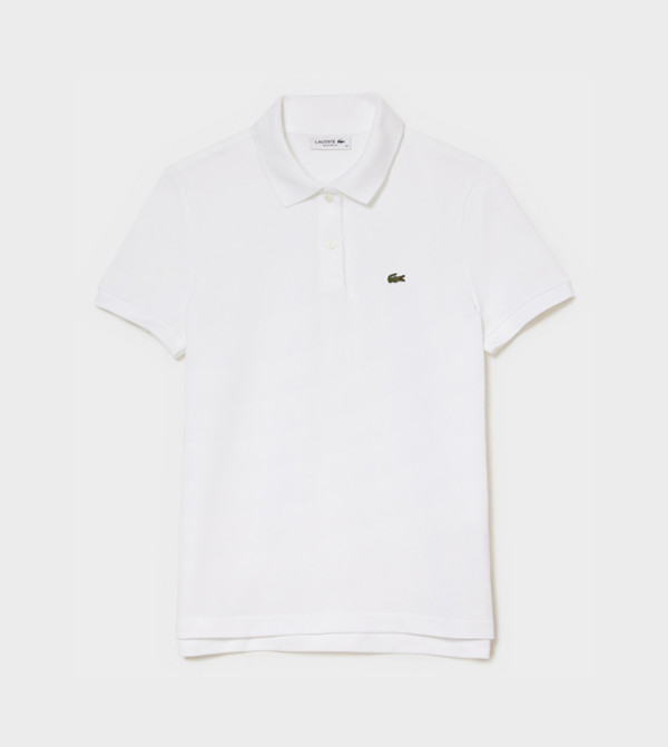 Lacoste  Clothing - White Polo T-shirts