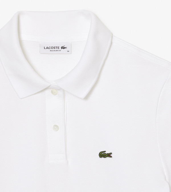 Lacoste  Clothing - White Polo T-shirts