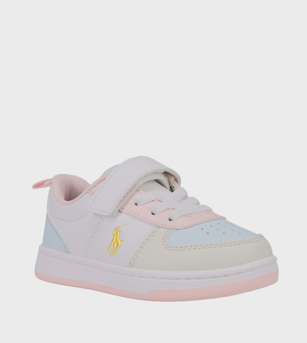 بولو رالف لورين  - وردي أحذية برقبة منخفضة 