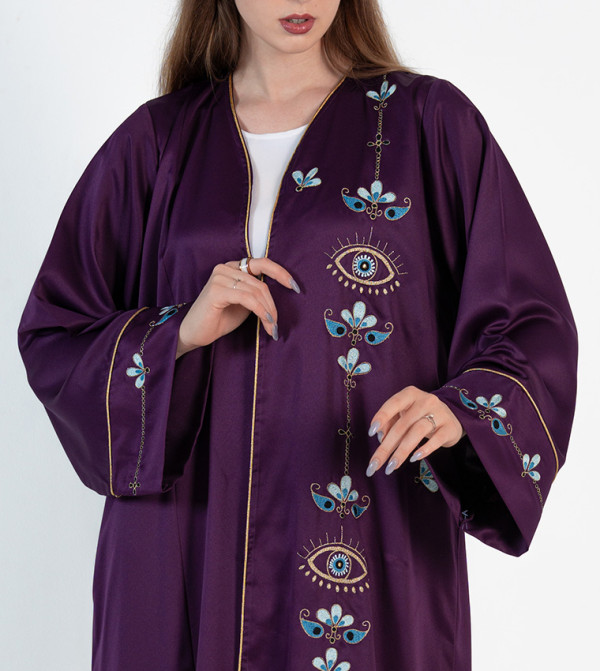 Rosette Abaya Rosette Abaya - Purple Abaya