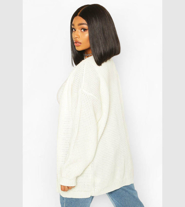 boohoo  Plus Size - Black Sweaters & Cardigans