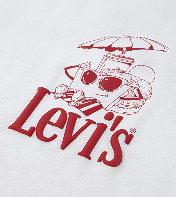 Levi's Topwear - White T-shirts