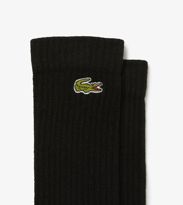 Lacoste Calf Length Socks - BLACK Calf Length Socks