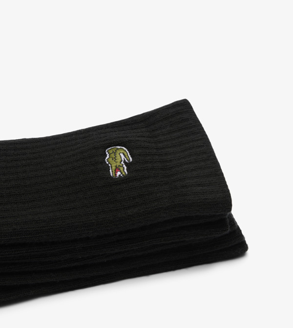 Lacoste Calf Length Socks - BLACK Calf Length Socks