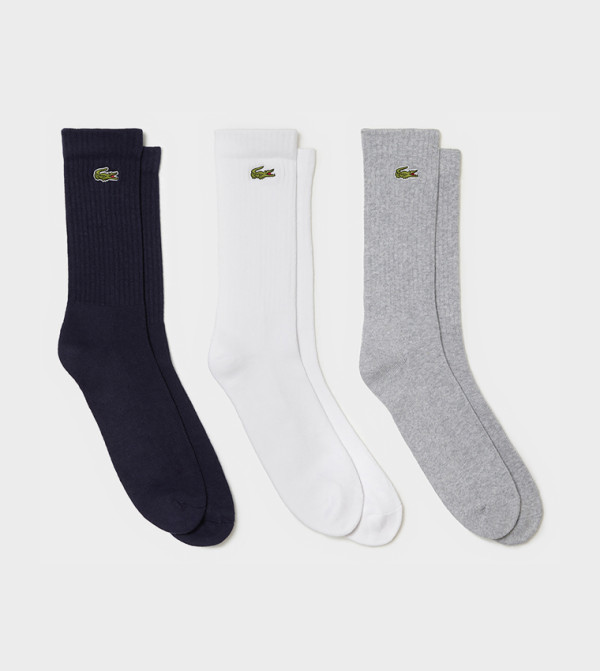 Lacoste Socks - Multi Calf Length Socks