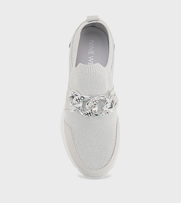 Nine West Slip-Ons - Grey Casual Slip-ons