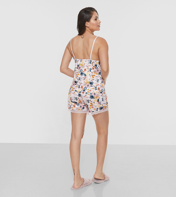 R&B  - Beige Nightsuits/Pyjama Set