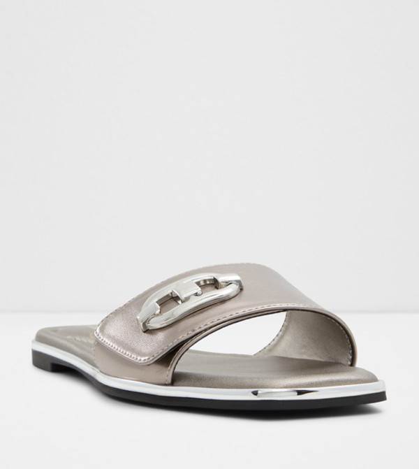 ألدو  - رمادي Flat Sandals