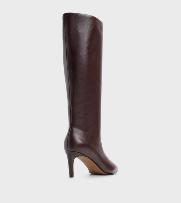 Call it Spring  Knee High Boots - Burgundy Knee length Boots