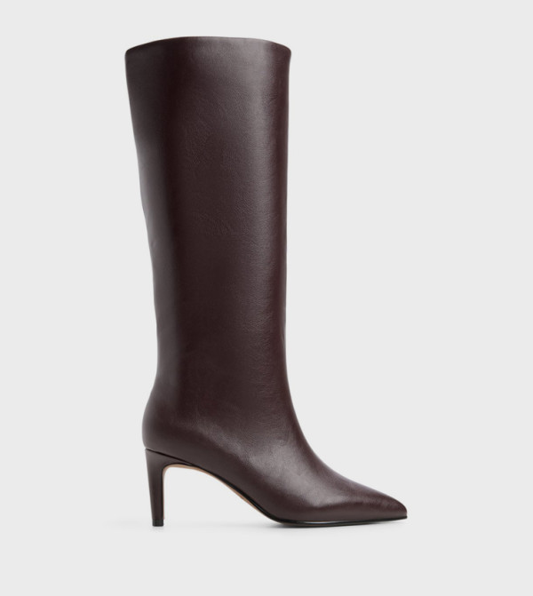 Call it Spring  Knee High Boots - Burgundy Knee length Boots
