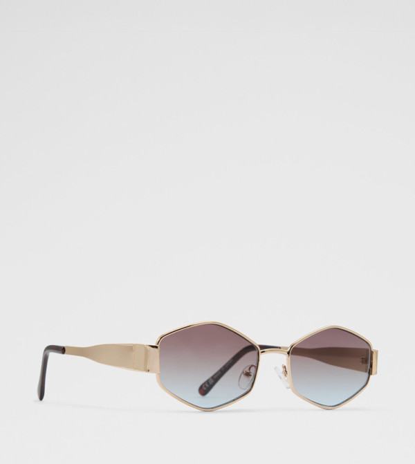 Aldo Accessories  Retro Sunglasses - Gold Retro Sunglasses