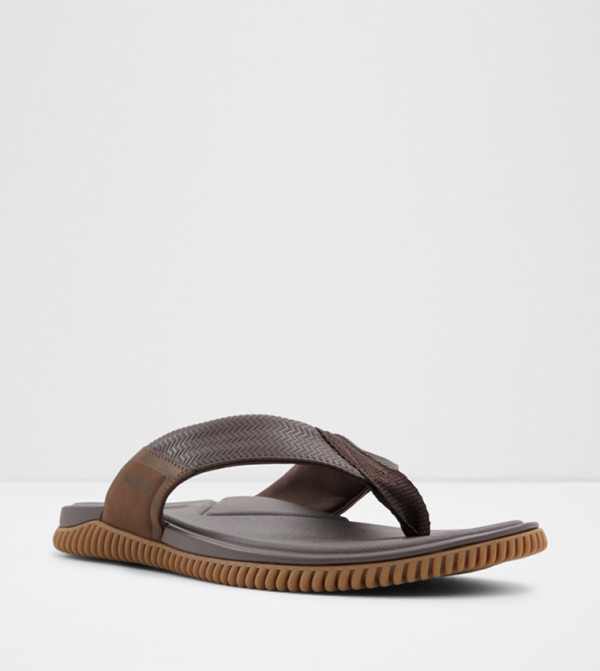 Aldo Casual Sandals - Brown Flip-Flops