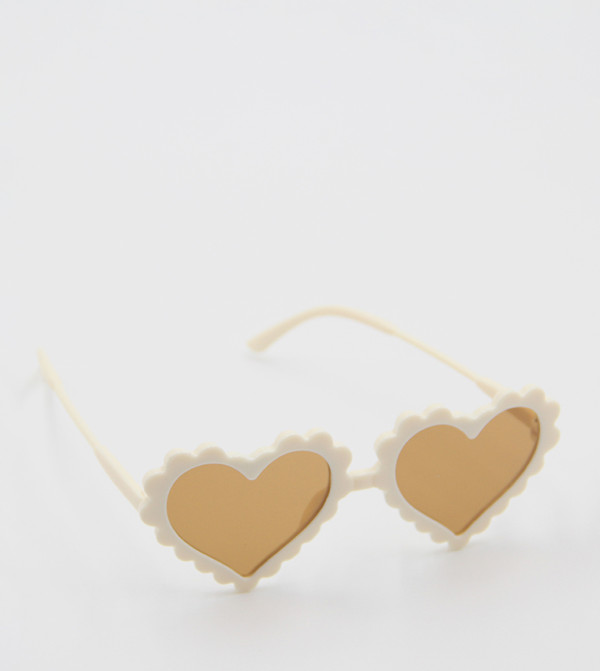 Ddaniela  Sunglasses - Beige Fashion Glasses