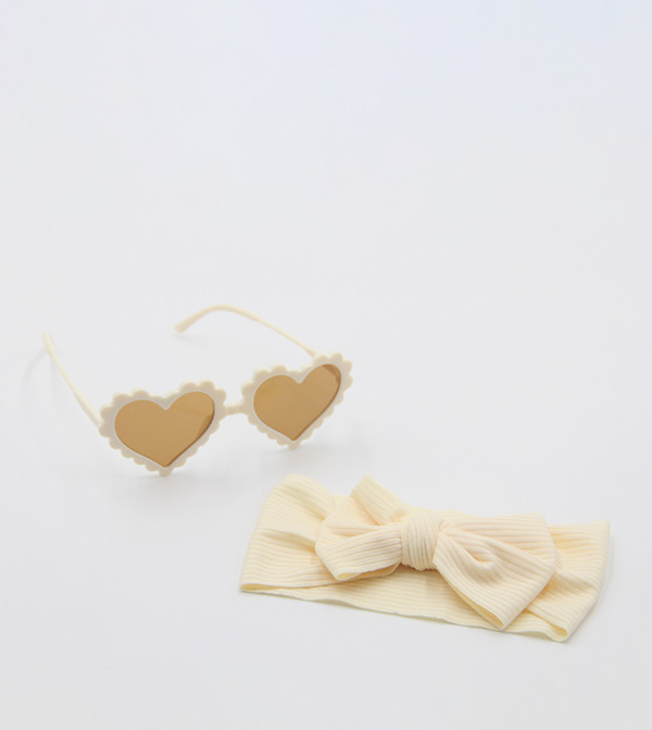 Ddaniela  Sunglasses - Beige Fashion Glasses