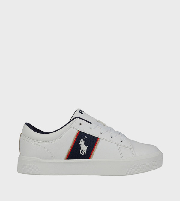 Polo Ralph Lauren Back to School - White Low Top