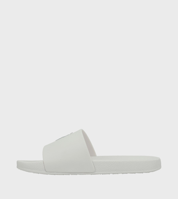 Polo Ralph Lauren  Slides and Flip Flops - White Slides
