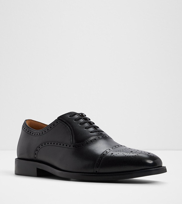 Aldo  Formal Shoes - Black Formal Lace-Up Shoes