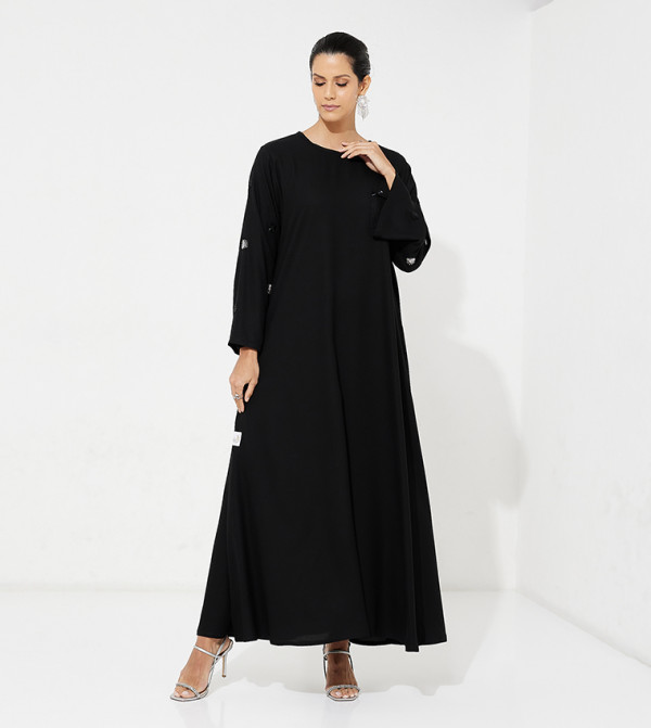 Rosette Abaya Rosette Abaya - Black Abayas