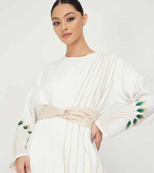 روزيت للعباية عباية - أبيض Abayas