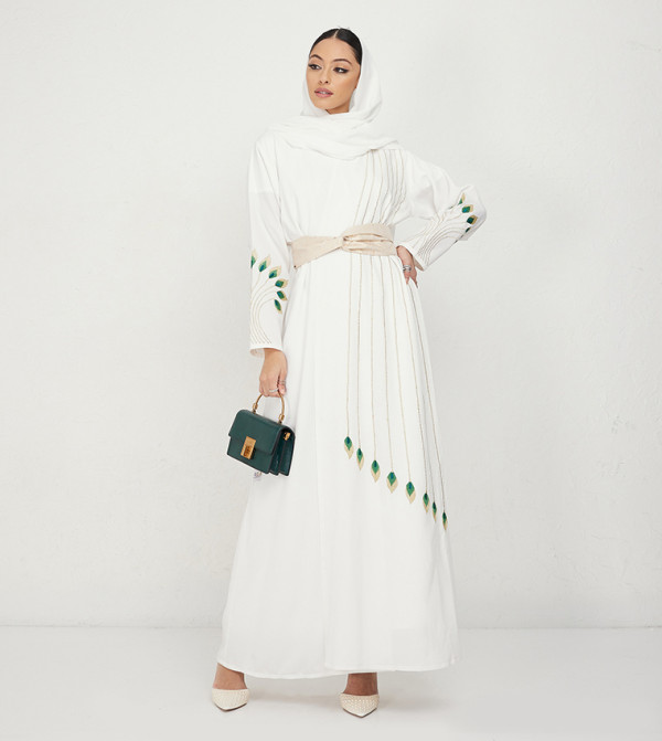 روزيت للعباية عباية - أبيض Abayas
