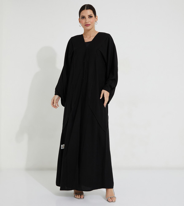 Rosette Abaya Rosette Abaya - Black Abayas