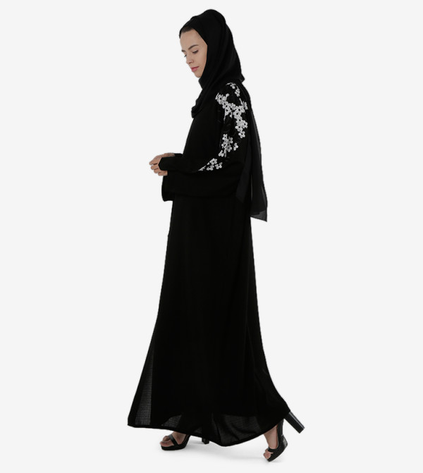 Roza Abaya caution-hottest-deals-om - Black Abayas