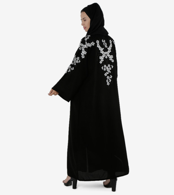 Roza Abaya caution-hottest-deals-om - Black Abayas