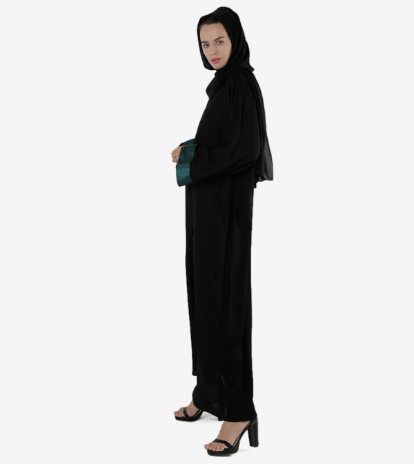 روزا عباية modest wear - أسود Abayas