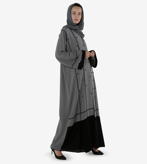 Roza Abaya Roza Abaya - Grey Abayas