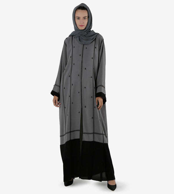 Roza Abaya Roza Abaya - Grey Abayas