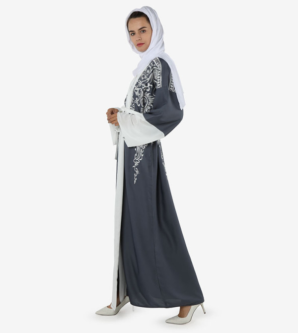روزا عباية  - رمادي Abayas