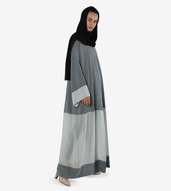 Roza Abaya Roza Abaya - Grey Abayas