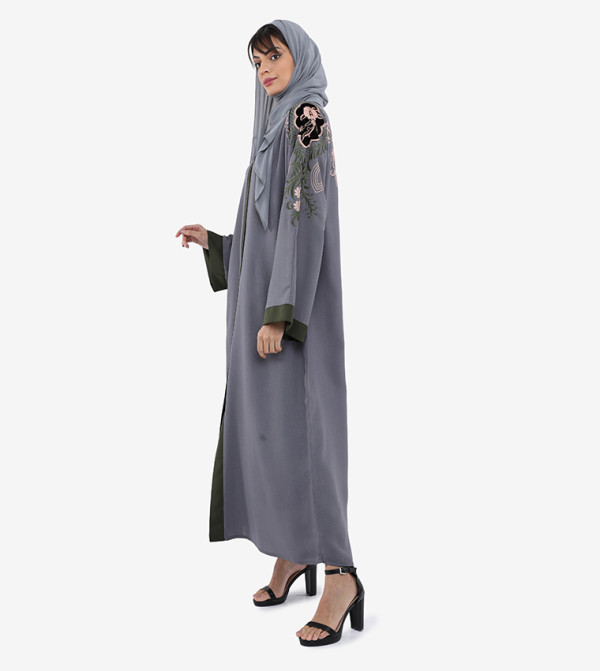 Roza Abaya Roza Abaya - Gray Abayas