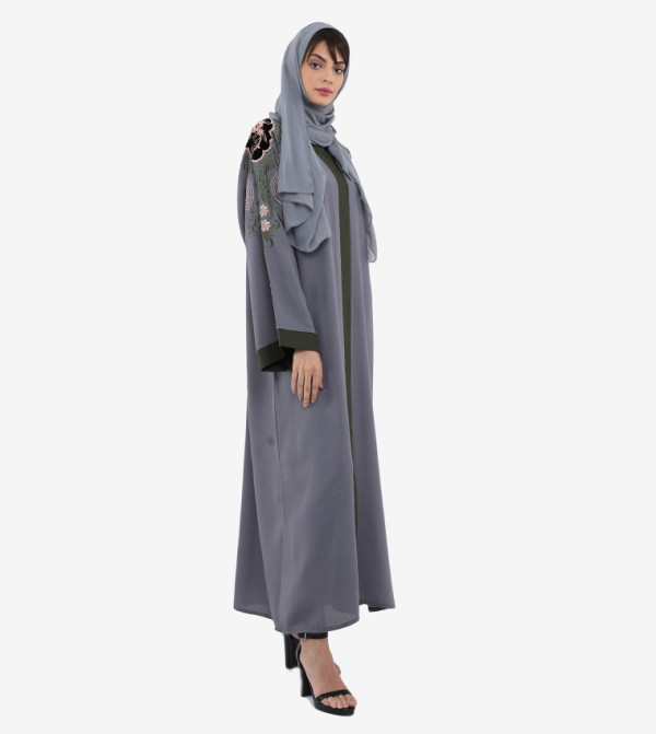 Roza Abaya Roza Abaya - Gray Abayas