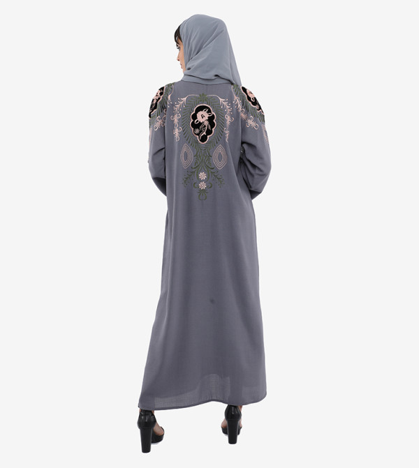 Roza Abaya Roza Abaya - Gray Abayas